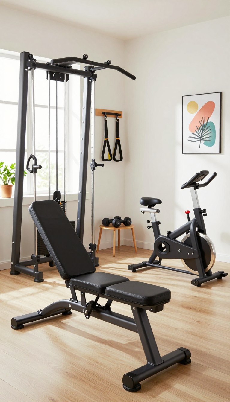 Space saving gym gear