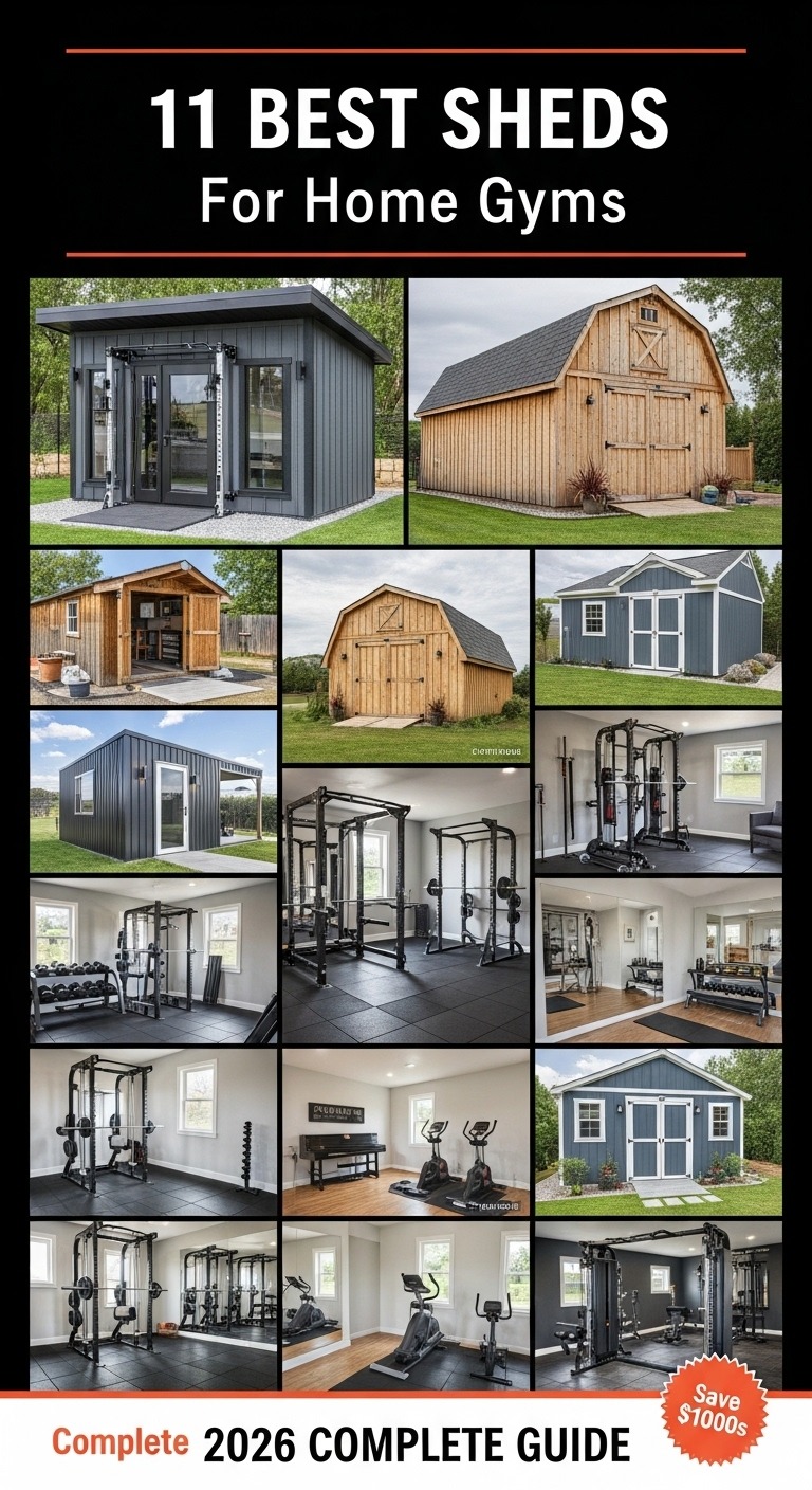 best sheds for home gyms