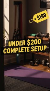 budget home gym starter pack essentials